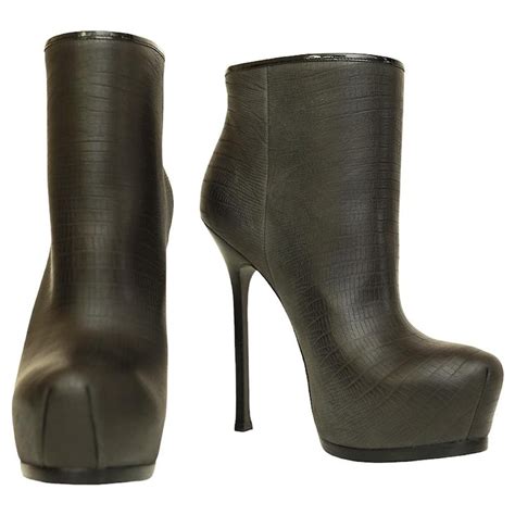 bottines yves saint laurent femme|saint laurent boots.